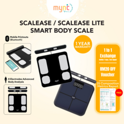  MYNT Smart Weight Scalease / Scalease LITE BMI Scale